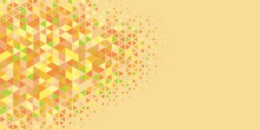 Soyut Üçgen renkli arkaplan veya çokgenler içeren duvar kağıdı üçgen şekiller ve renkler, üçgenler veya uzayın yumuşak rengini kopyalayan çukurluk geometrik şekiller