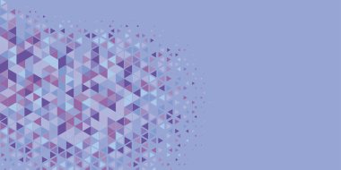 Soyut Üçgen renkli arkaplan veya çokgenler içeren duvar kağıdı üçgen şekiller ve renkler, üçgenler veya uzayın yumuşak rengini kopyalayan çukurluk geometrik şekiller