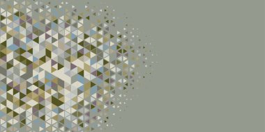 Soyut Üçgen renkli arkaplan veya çokgenler içeren duvar kağıdı üçgen şekiller ve renkler, üçgenler veya uzayın yumuşak rengini kopyalayan çukurluk geometrik şekiller