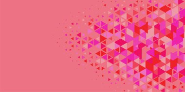 Soyut Üçgen renkli arkaplan veya çokgenler içeren duvar kağıdı üçgen şekiller ve renkler, üçgenler veya uzayın yumuşak rengini kopyalayan çukurluk geometrik şekiller