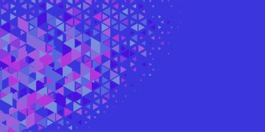 Soyut Üçgen renkli arkaplan veya çokgenler içeren duvar kağıdı üçgen şekiller ve renkler, üçgenler veya uzayın yumuşak rengini kopyalayan çukurluk geometrik şekiller