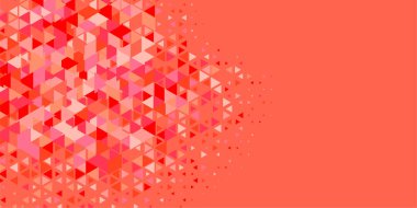 Soyut Üçgen renkli arkaplan veya çokgenler içeren duvar kağıdı üçgen şekiller ve renkler, üçgenler veya uzayın yumuşak rengini kopyalayan çukurluk geometrik şekiller