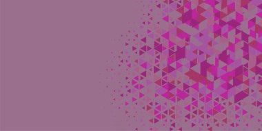 Soyut Üçgen renkli arkaplan veya çokgenler içeren duvar kağıdı üçgen şekiller ve renkler, üçgenler veya uzayın yumuşak rengini kopyalayan çukurluk geometrik şekiller