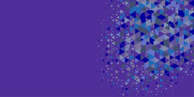 Soyut Üçgen renkli arkaplan veya çokgenler içeren duvar kağıdı üçgen şekiller ve renkler, üçgenler veya uzayın yumuşak rengini kopyalayan çukurluk geometrik şekiller