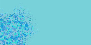 Soyut Üçgen renkli arkaplan veya çokgenler içeren duvar kağıdı üçgen şekiller ve renkler, üçgenler veya uzayın yumuşak rengini kopyalayan çukurluk geometrik şekiller