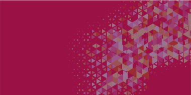 Soyut Üçgen renkli arkaplan veya çokgenler içeren duvar kağıdı üçgen şekiller ve renkler, üçgenler veya uzayın yumuşak rengini kopyalayan çukurluk geometrik şekiller