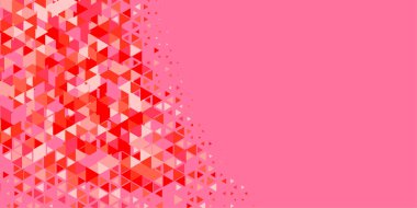 Soyut Üçgen renkli arkaplan veya çokgenler içeren duvar kağıdı üçgen şekiller ve renkler, üçgenler veya uzayın yumuşak rengini kopyalayan çukurluk geometrik şekiller