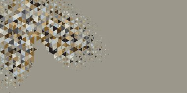 Soyut Üçgen renkli arkaplan veya çokgenler içeren duvar kağıdı üçgen şekiller ve renkler, üçgenler veya uzayın yumuşak rengini kopyalayan çukurluk geometrik şekiller