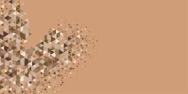 Soyut Üçgen renkli arkaplan veya çokgenler içeren duvar kağıdı üçgen şekiller ve renkler, üçgenler veya uzayın yumuşak rengini kopyalayan çukurluk geometrik şekiller