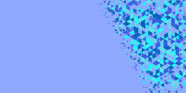 Soyut Üçgen renkli arkaplan veya çokgenler içeren duvar kağıdı üçgen şekiller ve renkler, üçgenler veya uzayın yumuşak rengini kopyalayan çukurluk geometrik şekiller