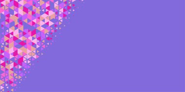 Soyut Üçgen renkli arkaplan veya çokgenler içeren duvar kağıdı üçgen şekiller ve renkler, üçgenler veya uzayın yumuşak rengini kopyalayan çukurluk geometrik şekiller