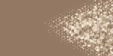 Soyut Üçgen renkli arkaplan veya çokgenler içeren duvar kağıdı üçgen şekiller ve renkler, üçgenler veya uzayın yumuşak rengini kopyalayan çukurluk geometrik şekiller