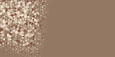 Soyut Üçgen renkli arkaplan veya çokgenler içeren duvar kağıdı üçgen şekiller ve renkler, üçgenler veya uzayın yumuşak rengini kopyalayan çukurluk geometrik şekiller