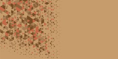 Soyut Üçgen renkli arkaplan veya çokgenler içeren duvar kağıdı üçgen şekiller ve renkler, üçgenler veya uzayın yumuşak rengini kopyalayan çukurluk geometrik şekiller