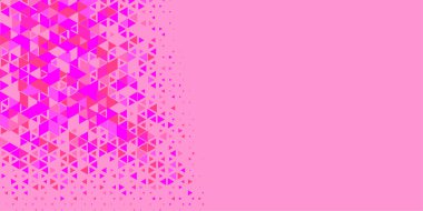 Soyut Üçgen renkli arkaplan veya çokgenler içeren duvar kağıdı üçgen şekiller ve renkler, üçgenler veya uzayın yumuşak rengini kopyalayan çukurluk geometrik şekiller