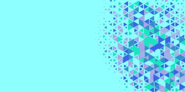 Soyut Üçgen renkli arkaplan veya çokgenler içeren duvar kağıdı üçgen şekiller ve renkler, üçgenler veya uzayın yumuşak rengini kopyalayan çukurluk geometrik şekiller