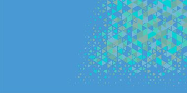 Soyut Üçgen renkli arkaplan veya çokgenler içeren duvar kağıdı üçgen şekiller ve renkler, üçgenler veya uzayın yumuşak rengini kopyalayan çukurluk geometrik şekiller