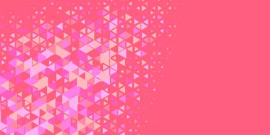 Soyut Üçgen renkli arkaplan veya çokgenler içeren duvar kağıdı üçgen şekiller ve renkler, üçgenler veya uzayın yumuşak rengini kopyalayan çukurluk geometrik şekiller