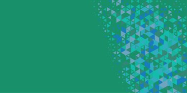 Soyut Üçgen renkli arkaplan veya çokgenler içeren duvar kağıdı üçgen şekiller ve renkler, üçgenler veya uzayın yumuşak rengini kopyalayan çukurluk geometrik şekiller