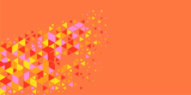 Soyut Üçgen renkli arkaplan veya çokgenler içeren duvar kağıdı üçgen şekiller ve renkler, üçgenler veya uzayın yumuşak rengini kopyalayan çukurluk geometrik şekiller