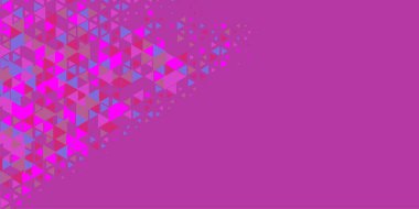 Soyut Üçgen renkli arkaplan veya çokgenler içeren duvar kağıdı üçgen şekiller ve renkler, üçgenler veya uzayın yumuşak rengini kopyalayan çukurluk geometrik şekiller