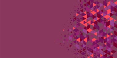 Soyut Üçgen renkli arkaplan veya çokgenler içeren duvar kağıdı üçgen şekiller ve renkler, üçgenler veya uzayın yumuşak rengini kopyalayan çukurluk geometrik şekiller