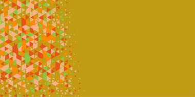 Soyut Üçgen renkli arkaplan veya çokgenler içeren duvar kağıdı üçgen şekiller ve renkler, üçgenler veya uzayın yumuşak rengini kopyalayan çukurluk geometrik şekiller