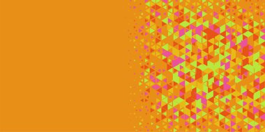 Soyut Üçgen renkli arkaplan veya çokgenler içeren duvar kağıdı üçgen şekiller ve renkler, üçgenler veya uzayın yumuşak rengini kopyalayan çukurluk geometrik şekiller