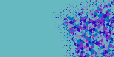 Soyut Üçgen renkli arkaplan veya çokgenler içeren duvar kağıdı üçgen şekiller ve renkler, üçgenler veya uzayın yumuşak rengini kopyalayan çukurluk geometrik şekiller