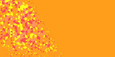 Soyut Üçgen renkli arkaplan veya çokgenler içeren duvar kağıdı üçgen şekiller ve renkler, üçgenler veya uzayın yumuşak rengini kopyalayan çukurluk geometrik şekiller