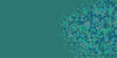 Soyut Üçgen renkli arkaplan veya çokgenler içeren duvar kağıdı üçgen şekiller ve renkler, üçgenler veya uzayın yumuşak rengini kopyalayan çukurluk geometrik şekiller