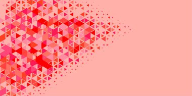 Soyut Üçgen renkli arkaplan veya çokgenler içeren duvar kağıdı üçgen şekiller ve renkler, üçgenler veya uzayın yumuşak rengini kopyalayan çukurluk geometrik şekiller