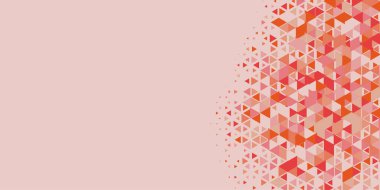 Soyut Üçgen renkli arkaplan veya çokgenler içeren duvar kağıdı üçgen şekiller ve renkler, üçgenler veya uzayın yumuşak rengini kopyalayan çukurluk geometrik şekiller