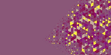 Soyut Üçgen renkli arkaplan veya çokgenler içeren duvar kağıdı üçgen şekiller ve renkler, üçgenler veya uzayın yumuşak rengini kopyalayan çukurluk geometrik şekiller