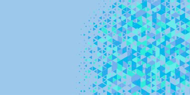 Soyut Üçgen renkli arkaplan veya çokgenler içeren duvar kağıdı üçgen şekiller ve renkler, üçgenler veya uzayın yumuşak rengini kopyalayan çukurluk geometrik şekiller