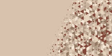 Soyut Üçgen renkli arkaplan veya çokgenler içeren duvar kağıdı üçgen şekiller ve renkler, üçgenler veya uzayın yumuşak rengini kopyalayan çukurluk geometrik şekiller