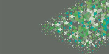 Soyut Üçgen renkli arkaplan veya çokgenler içeren duvar kağıdı üçgen şekiller ve renkler, üçgenler veya uzayın yumuşak rengini kopyalayan çukurluk geometrik şekiller