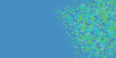 Soyut Üçgen renkli arkaplan veya çokgenler içeren duvar kağıdı üçgen şekiller ve renkler, üçgenler veya uzayın yumuşak rengini kopyalayan çukurluk geometrik şekiller