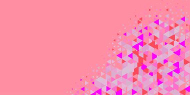 Soyut Üçgen renkli arkaplan veya çokgenler içeren duvar kağıdı üçgen şekiller ve renkler, üçgenler veya uzayın yumuşak rengini kopyalayan çukurluk geometrik şekiller