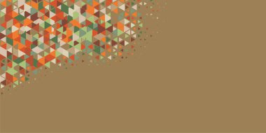 Soyut Üçgen renkli arkaplan veya çokgenler içeren duvar kağıdı üçgen şekiller ve renkler, üçgenler veya uzayın yumuşak rengini kopyalayan çukurluk geometrik şekiller