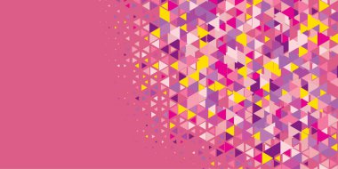 Soyut Üçgen renkli arkaplan veya çokgenler içeren duvar kağıdı üçgen şekiller ve renkler, üçgenler veya uzayın yumuşak rengini kopyalayan çukurluk geometrik şekiller