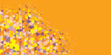 Soyut Üçgen renkli arkaplan veya çokgenler içeren duvar kağıdı üçgen şekiller ve renkler, üçgenler veya uzayın yumuşak rengini kopyalayan çukurluk geometrik şekiller