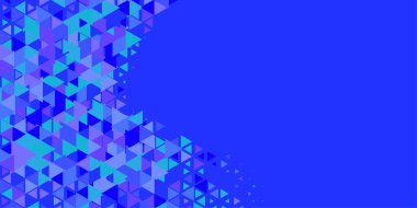 Soyut Üçgen renkli arkaplan veya çokgenler içeren duvar kağıdı üçgen şekiller ve renkler, üçgenler veya uzayın yumuşak rengini kopyalayan çukurluk geometrik şekiller