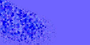 Soyut Üçgen renkli arkaplan veya çokgenler içeren duvar kağıdı üçgen şekiller ve renkler, üçgenler veya uzayın yumuşak rengini kopyalayan çukurluk geometrik şekiller