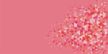 Soyut Üçgen renkli arkaplan veya çokgenler içeren duvar kağıdı üçgen şekiller ve renkler, üçgenler veya uzayın yumuşak rengini kopyalayan çukurluk geometrik şekiller