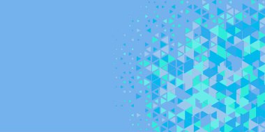 Soyut Üçgen renkli arkaplan veya çokgenler içeren duvar kağıdı üçgen şekiller ve renkler, üçgenler veya uzayın yumuşak rengini kopyalayan çukurluk geometrik şekiller