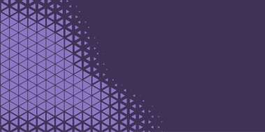 Siyah arkaplan üzerinde soyut modern renkli üçgenler, metin üçgeni için kopya alanı, Soyut Sancak arka planı yumuşak renk gölgeleri, renkli üçgenlerle soyut arkaplan