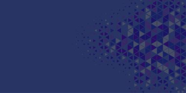 Soyut Üçgen renkli arkaplan veya çokgenler içeren duvar kağıdı üçgen şekiller ve renkler, üçgenler veya uzayın yumuşak rengini kopyalayan çukurluk geometrik şekiller