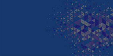 Soyut Üçgen renkli arkaplan veya çokgenler içeren duvar kağıdı üçgen şekiller ve renkler, üçgenler veya uzayın yumuşak rengini kopyalayan çukurluk geometrik şekiller