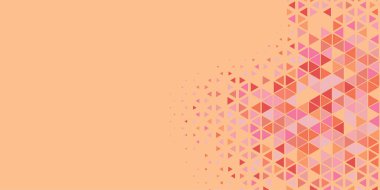 Soyut Üçgen renkli arkaplan veya çokgenler içeren duvar kağıdı üçgen şekiller ve renkler, üçgenler veya uzayın yumuşak rengini kopyalayan çukurluk geometrik şekiller